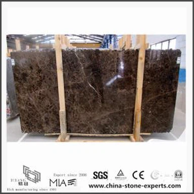 Ciemny Emperador Marmurowy Kamień Slab Dla Projektu Blatu Łazienkowego