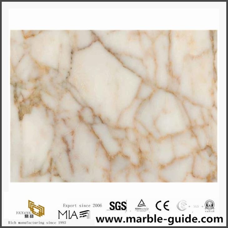 Factory Price Afyon Yellowish Marble Yellow Color For Luxury Interior Wall Design