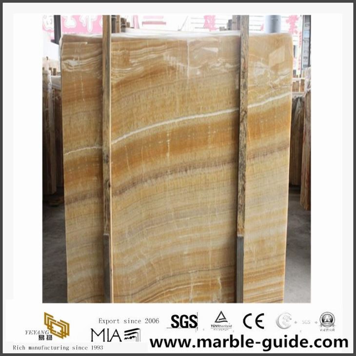 Top Surface China Yellow Honey Onyx Marble Floor Tile With Best Price