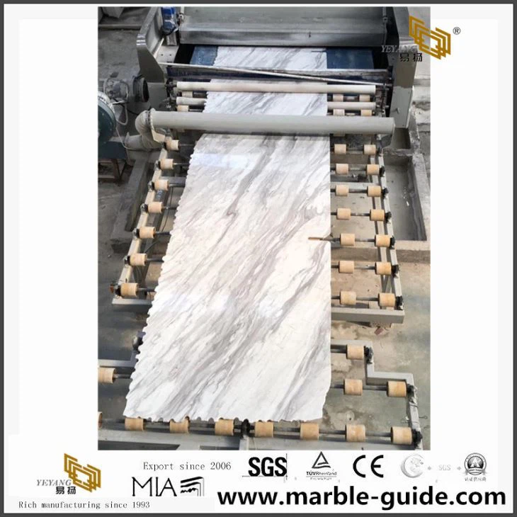 Volakas White Marble Bookmatched Slabs