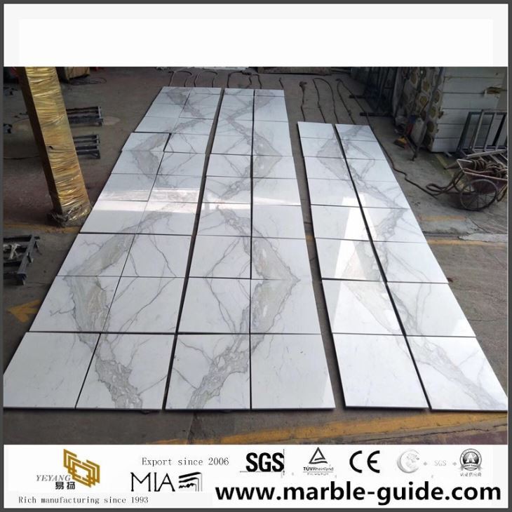 Statuario White Marble Tiles