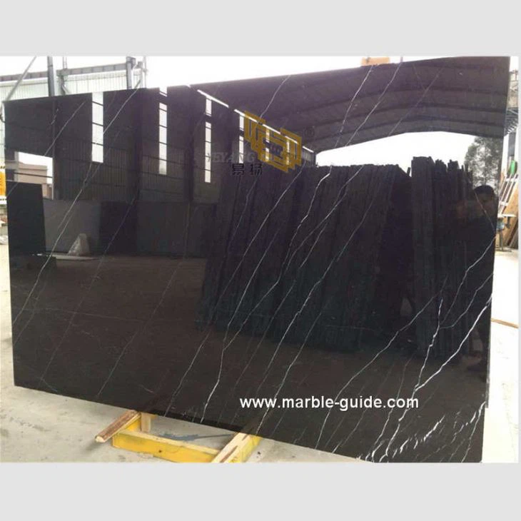Marmurowa płyta Marvel Nero Marquina do kuchni
