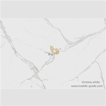 Błyszczące polerowane płyty Victoria White Sintered Stone Porcelian Slabs